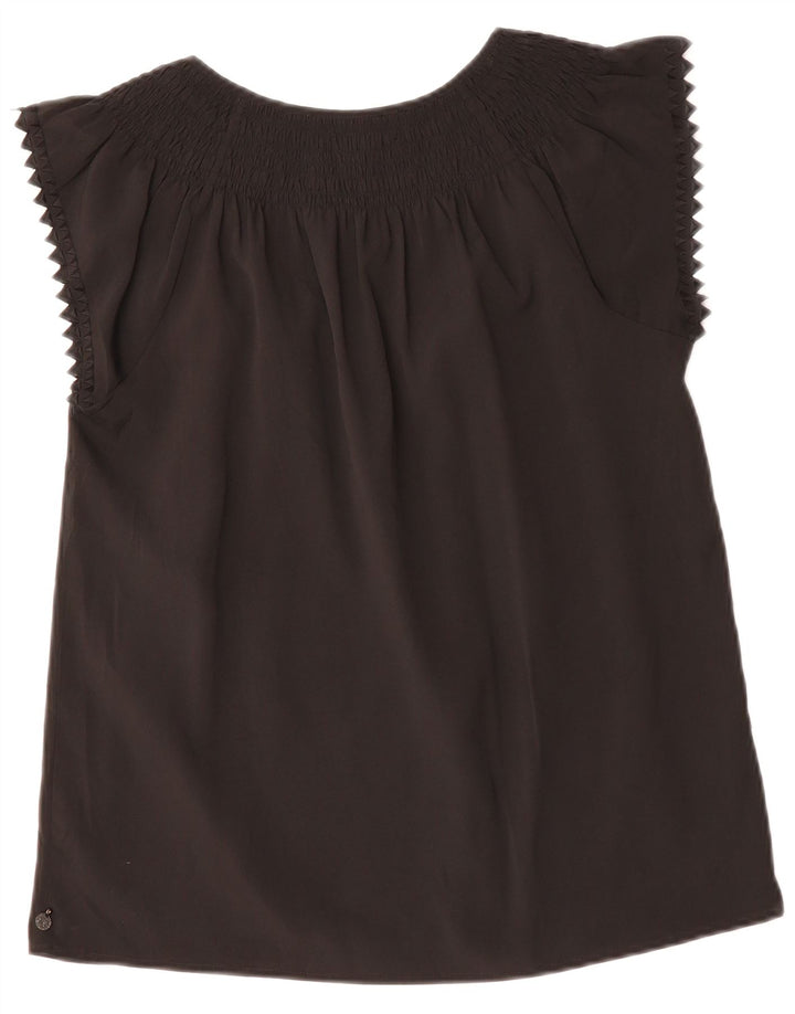 Женская блузка MAISON SCOTCH Top UK 14, средний черный полиэстер