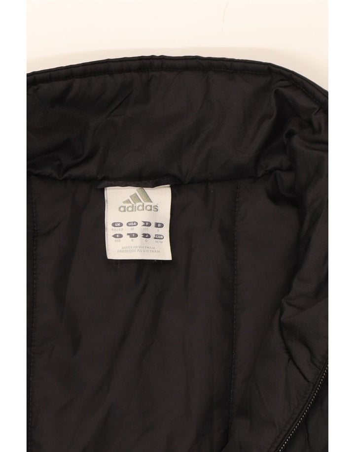 ADIDAS Mens Windbreaker Jacket UK 40/42 Medium Black Nylon Vintage Adidas and Second-Hand Adidas from Messina Hembry 