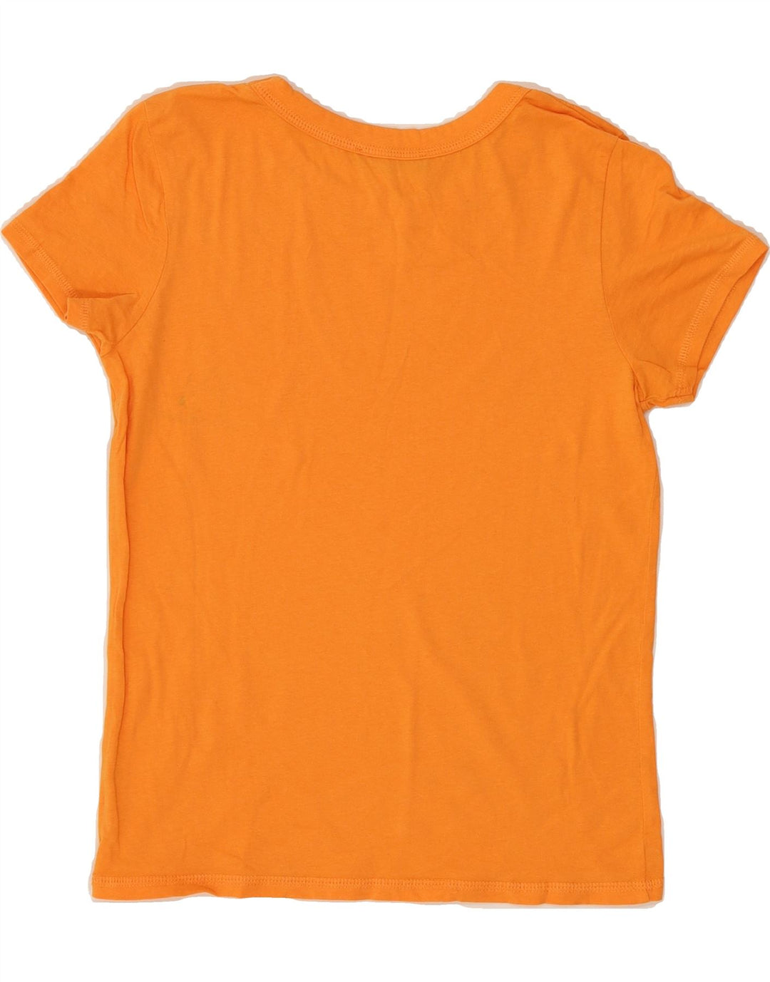 ZARA Womens T-Shirt Top UK 12 Medium Orange Vintage Zara and Second-Hand Zara from Messina Hembry 