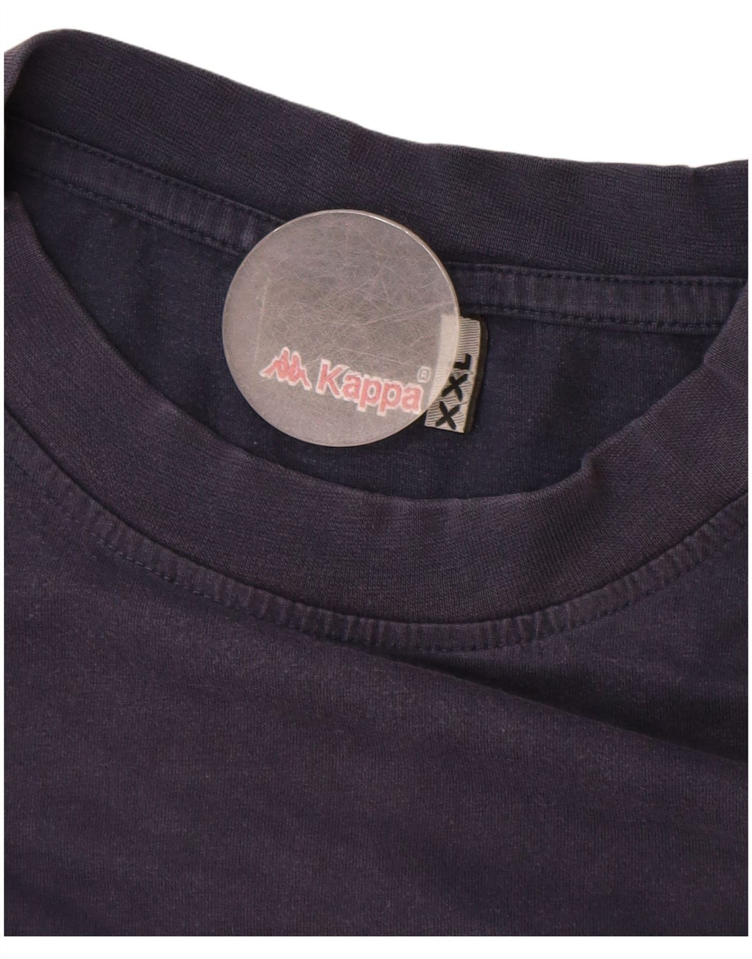 KAPPA Мужская футболка Top 2XL Темно-синий хлопок