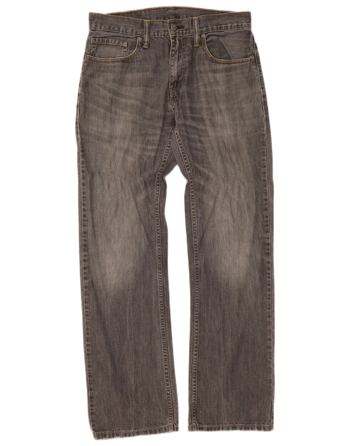 Женские прямые джинсы Levi's 514 W32 L32 Серые хлопковые