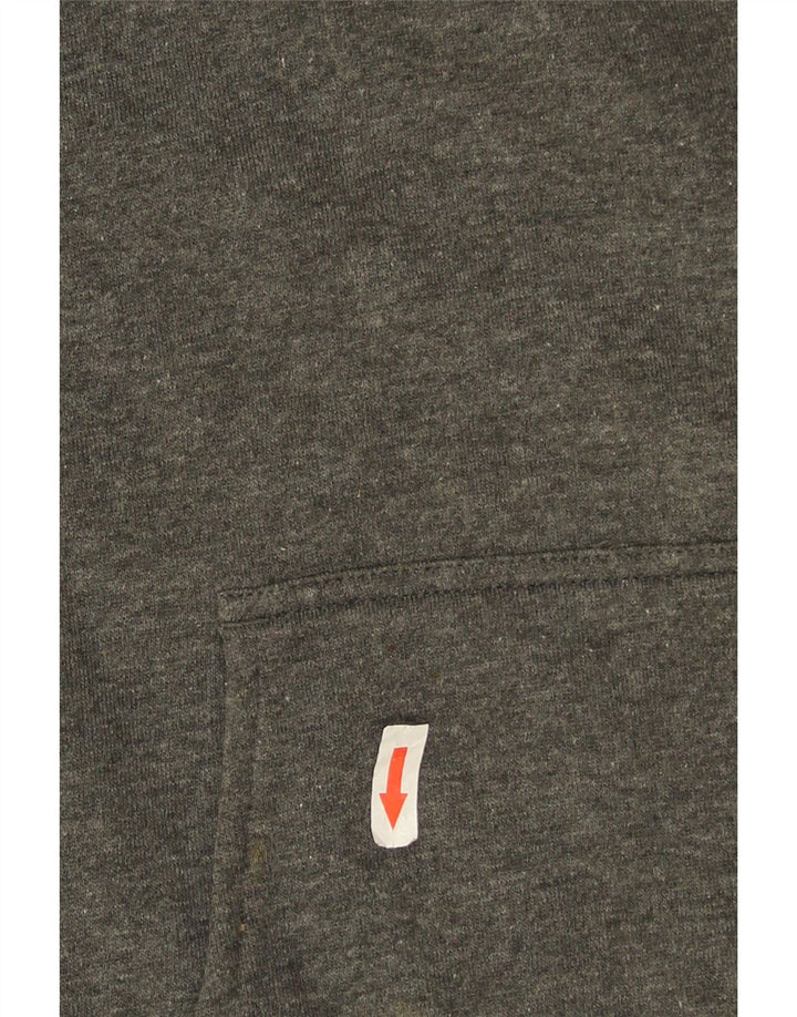 Женский джемпер с капюшоном Nike Oversized с рисунком, США 8/10, средний серый хлопок