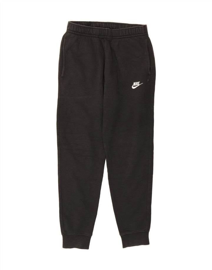 NIKE Mens Tracksuit Trousers Joggers Small  Black Cotton Vintage Nike and Second-Hand Nike from Messina Hembry 