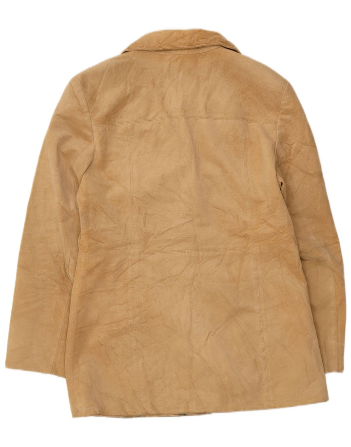 Женское замшевое пальто Conbipel IT 50 XL Бежевое кожаное