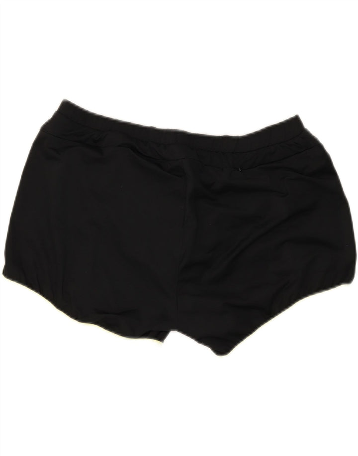 FREDDY Womens Sport Shorts UK 16 Large  Black Polyester Vintage Freddy and Second-Hand Freddy from Messina Hembry 