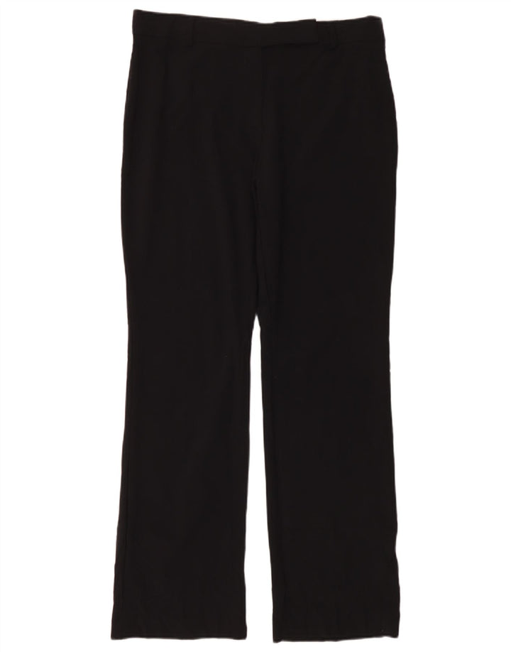 Женские костюмные брюки Marks & Spencer Bootcut UK 14, большие W34 L30, черные