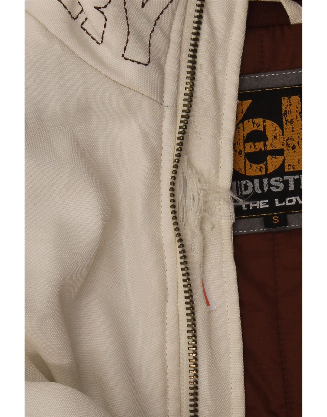 КРИЧАТЬ! Мужская куртка-бомбер свободного покроя с графическим рисунком UK 36, маленький белый полиэстер