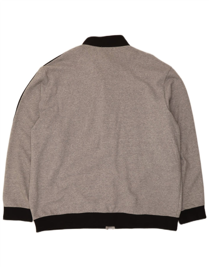 Мужской спортивный костюм Adidas Top Jacket 2XL Серый хлопок с цветными блоками