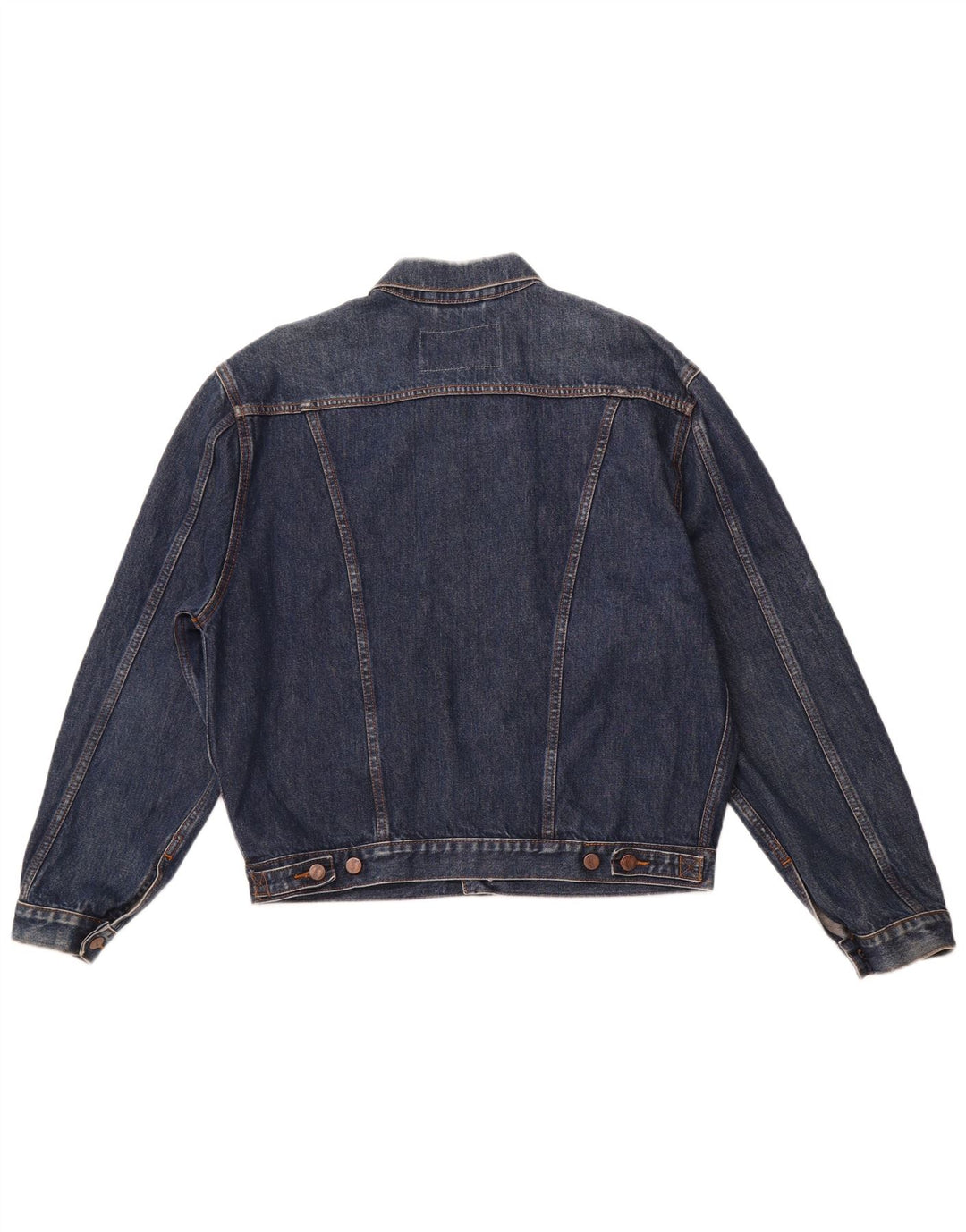 Мужская джинсовая куртка WRANGLER UK 40, большая, темно-синяя, хлопок