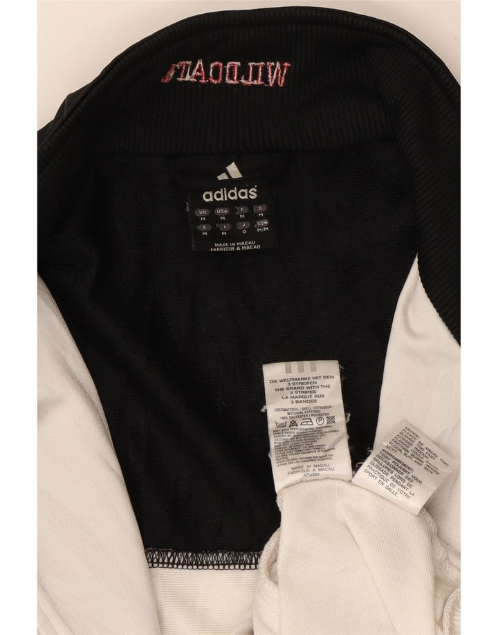 Adidas Mens Wildcats Graphic Tracksuit Top Jacket Medium White Colourblocks