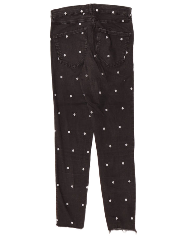 Женские джинсы-джеггинсы Zara Trafaluc EU 40 Medium W30 L27 Черные пятнистые