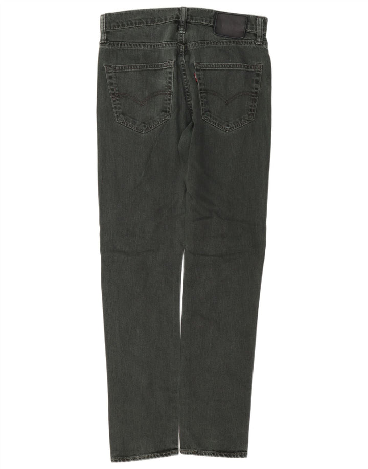 Женские узкие джинсы Levi's W28 L32, зеленый хлопок