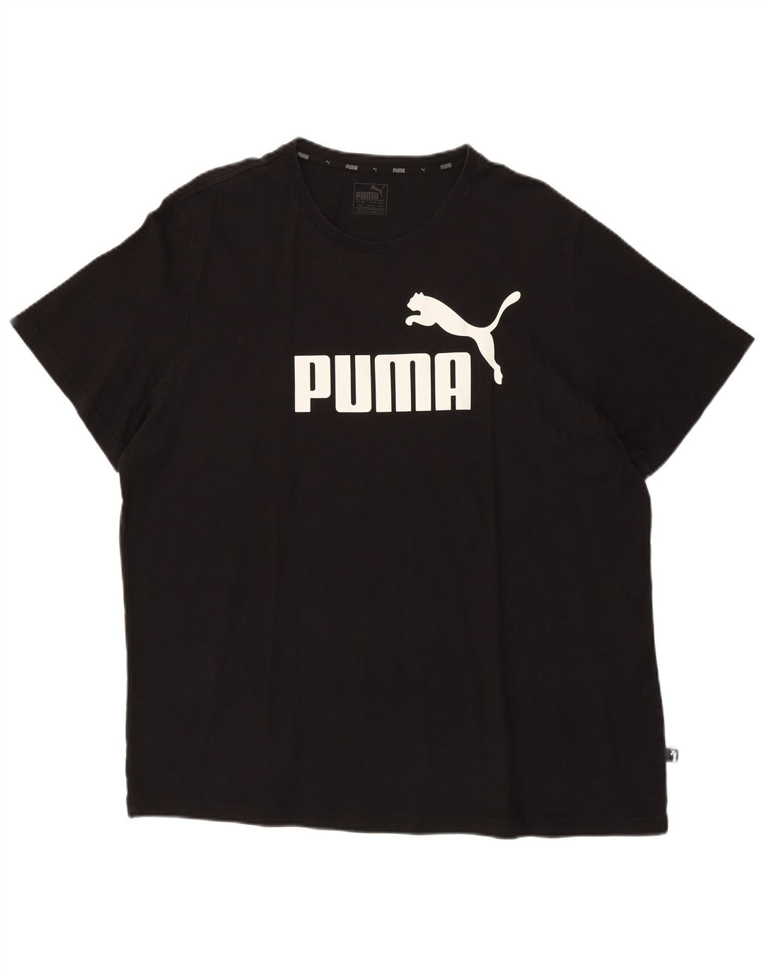 Мужская футболка с рисунком Puma 2XL, черная