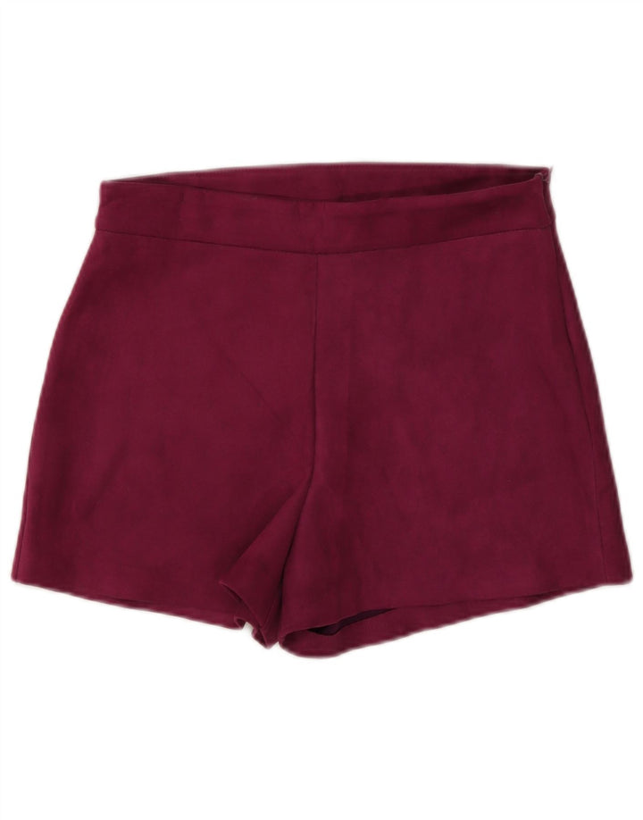 Женские повседневные шорты Zara, маленькие W26, розовые, полиэстер
