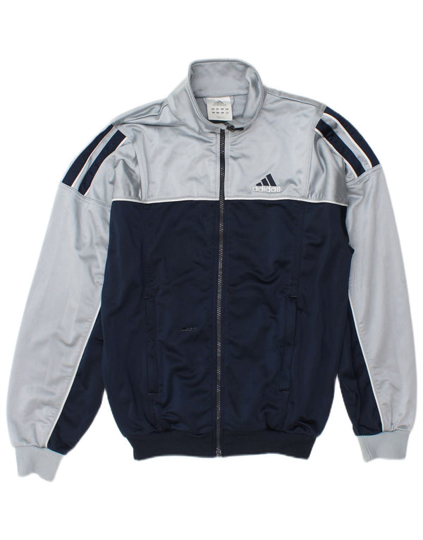 Мужской спортивный костюм Adidas Top Jacket UK 32/34 XS Синий Полиэстер с цветными блоками