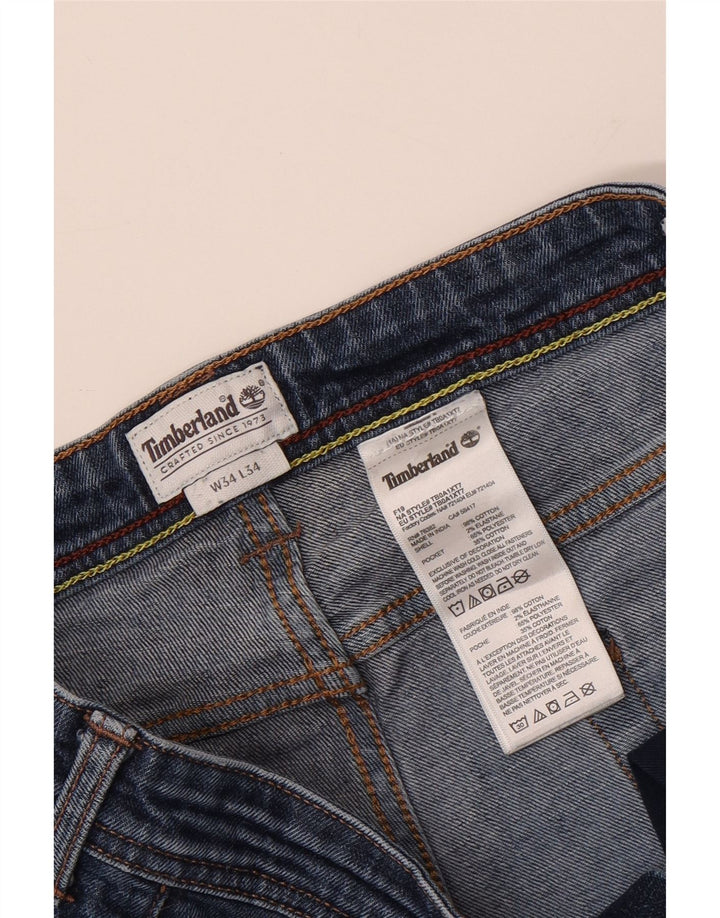 TIMBERLAND Мужские узкие джинсы W34 L29 синие, хлопок