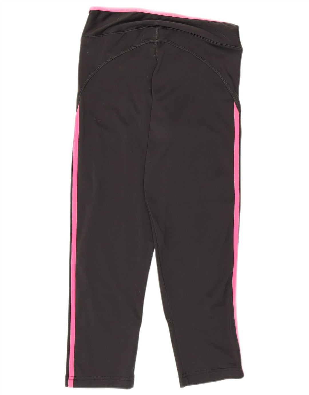 Женские леггинсы-капри Adidas Climalite UK 8, маленькие черные из полиэстера