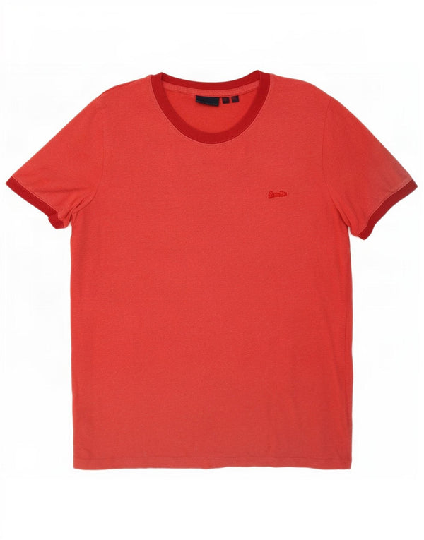 Женская футболка Superdry Top UK 10, маленький красный хлопок