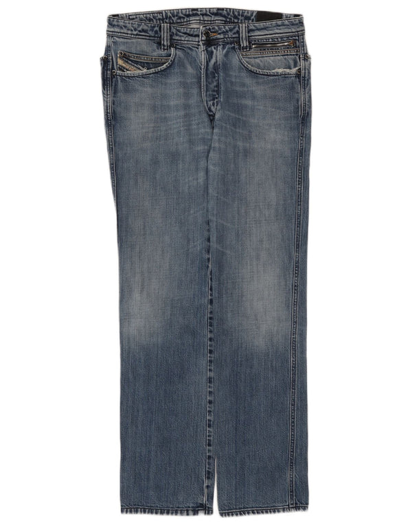 Мужские прямые джинсы Diesel W31 L32 синие, хлопок