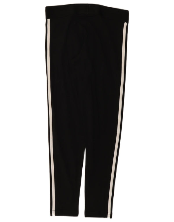 Женские леггинсы Adidas UK 12/14, средний черный хлопок, черный