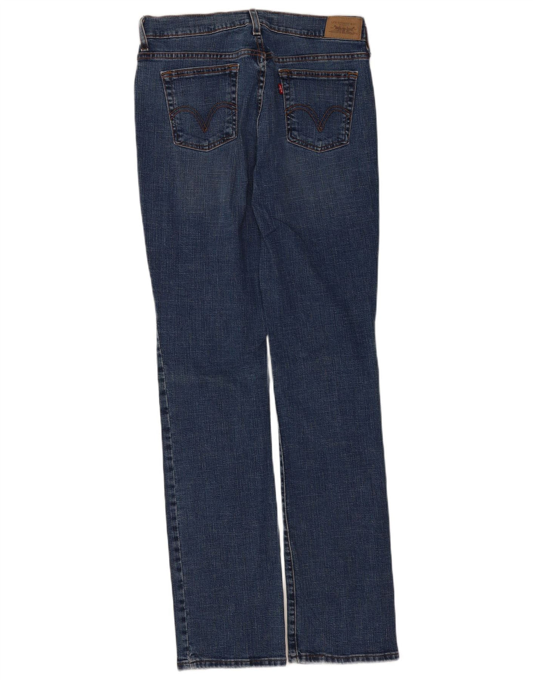 Женские прямые джинсы Levi's 505, США 6, средние W30 L34, темно-синие, хлопок