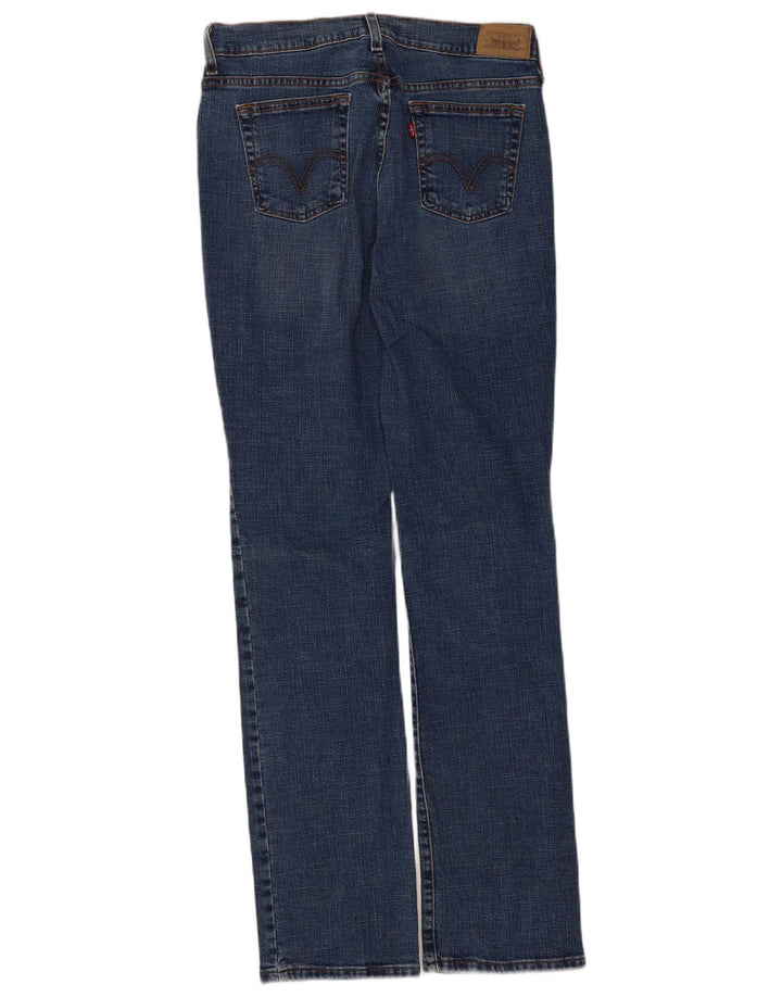 Женские прямые джинсы Levi's 505, США 6, средние W30 L34, темно-синие, хлопок