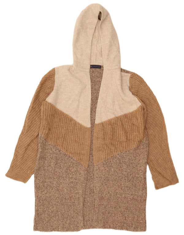 Женский удлиненный кардиган Marks & Spencer UK 14, средний бежевый