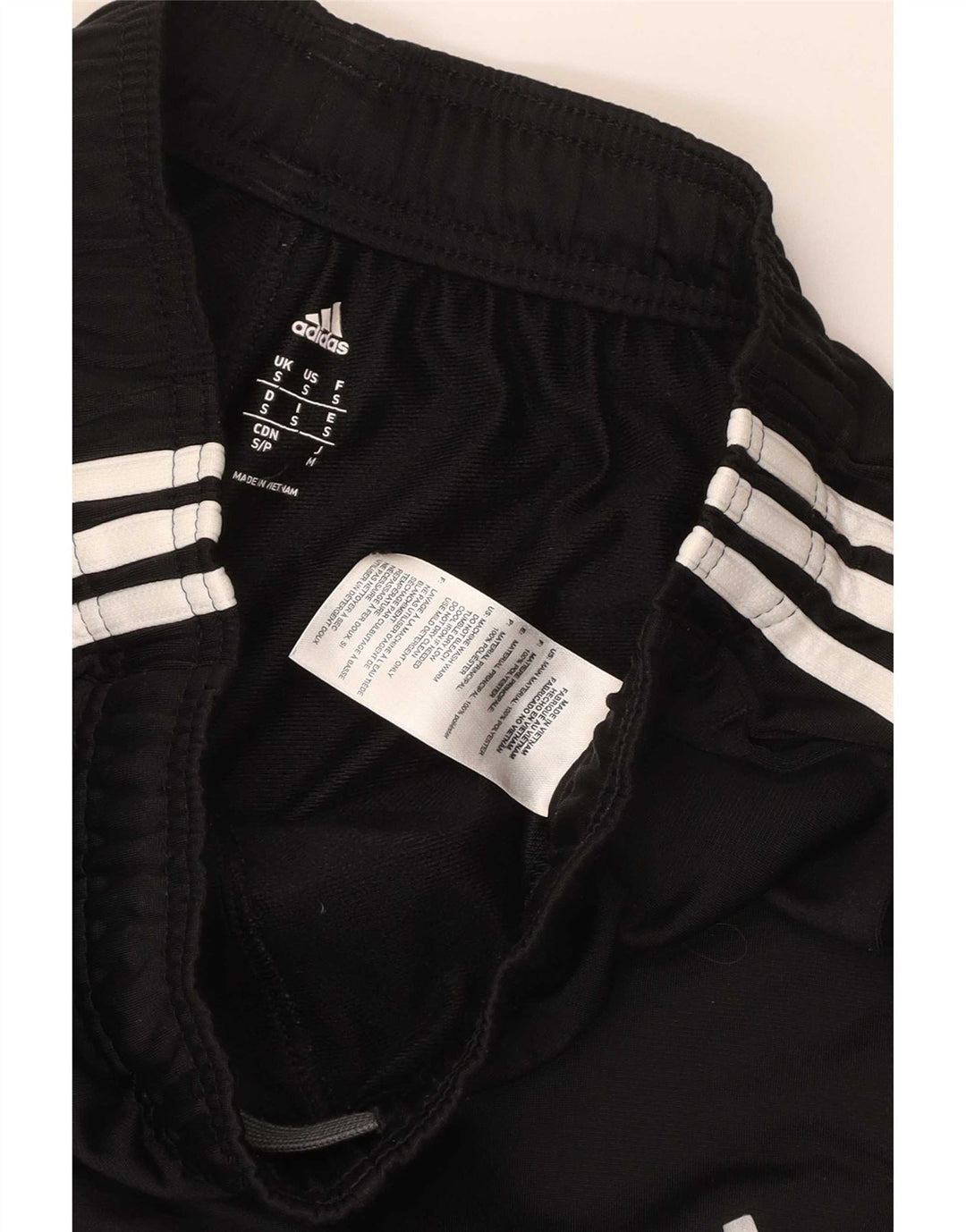 Мужские спортивные брюки Adidas, маленькие черные из полиэстера