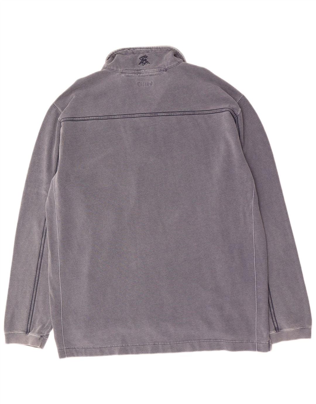 Мужской свитшот с воротником на молнии WHITE STUFF, джемпер 2XL, темно-синий, хлопок