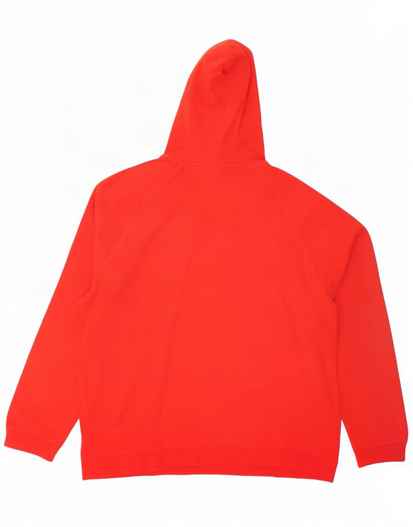 Мужской джемпер с капюшоном с рисунком Nike UK 45/47 XL, красный хлопок