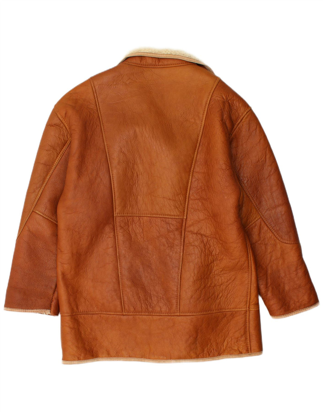 Женская короткая дубленка Anfor IT 44 Medium Brown Shearling