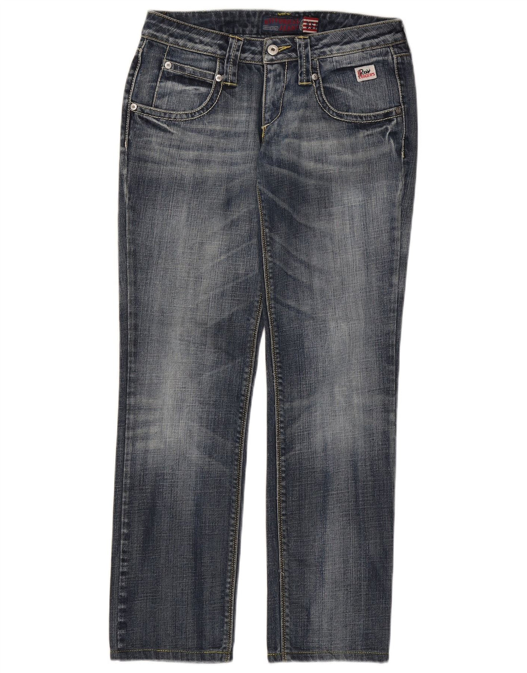 Женские прямые джинсы Roy Rogers Seven Bell IT 42 Medium W28 L29 Синие