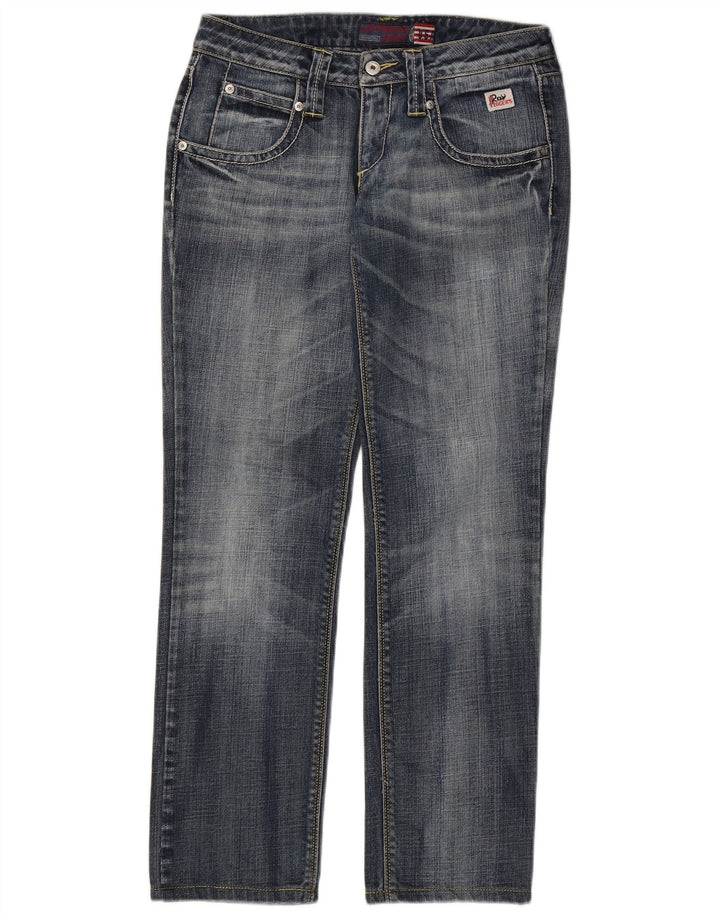 Женские прямые джинсы Roy Rogers Seven Bell IT 42 Medium W28 L29 Синие