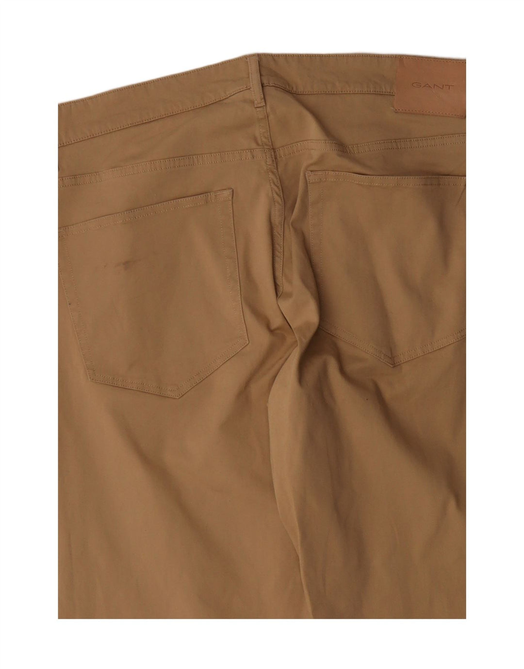 Мужские тонкие повседневные брюки Gant W38 L31, коричневые хлопковые