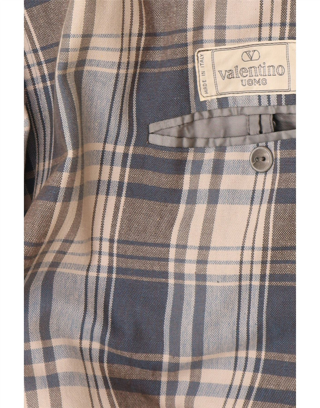 Мужской пиджак на двух пуговицах Valentino UK 40, большой серый