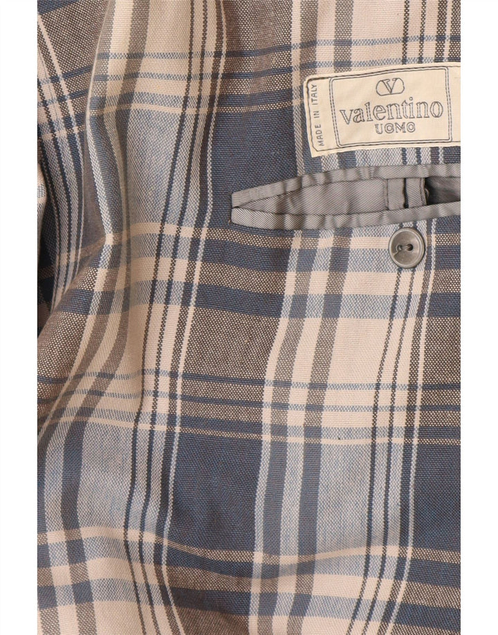 Мужской пиджак на двух пуговицах Valentino UK 40, большой серый