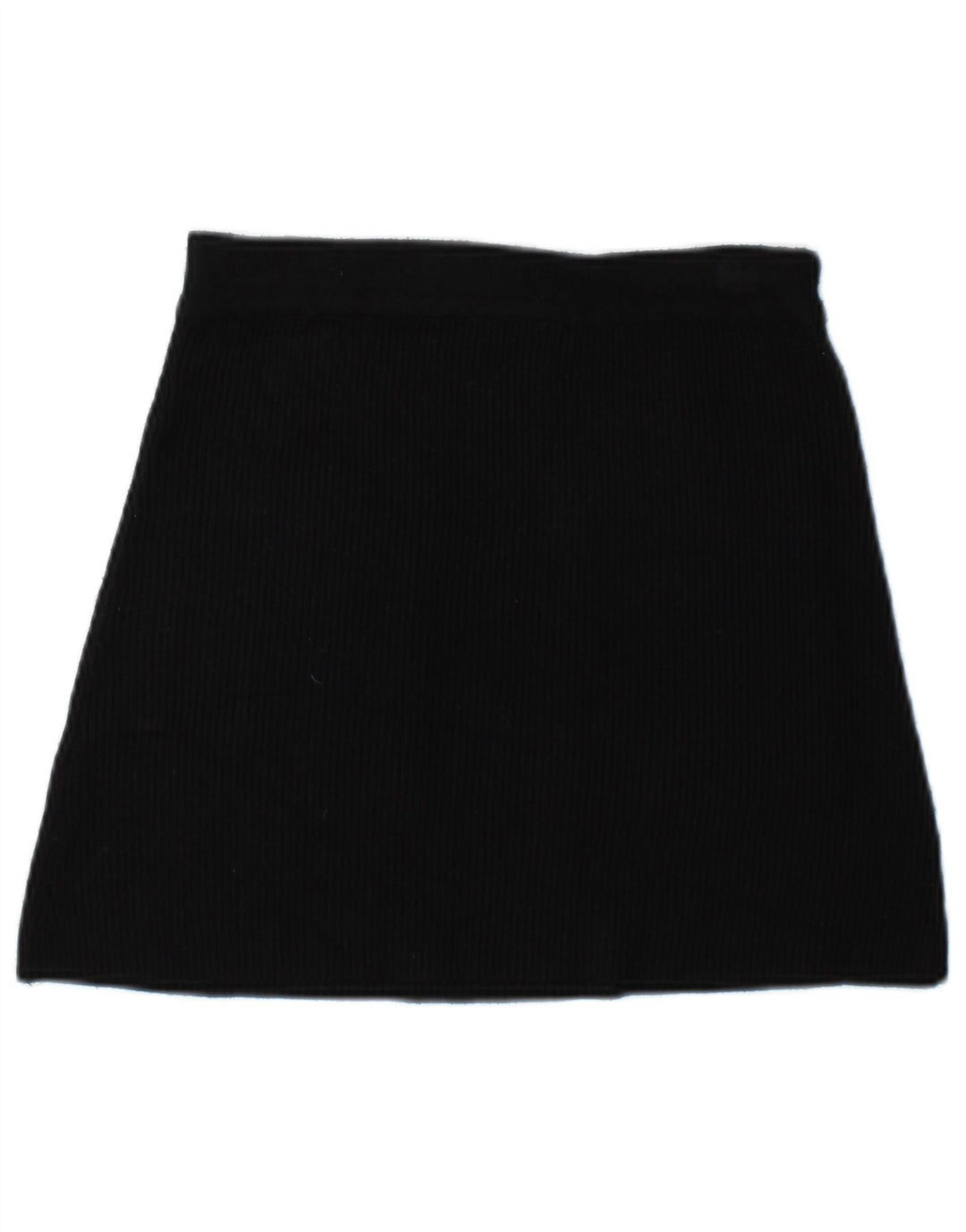 Женская трикотажная мини-юбка Zara, маленькая W26, черная вискоза