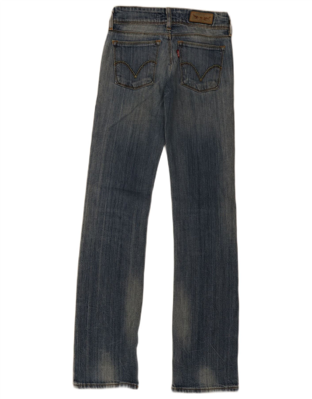 Женские прямые джинсы Levi's 570 W26 L33 синие, хлопок