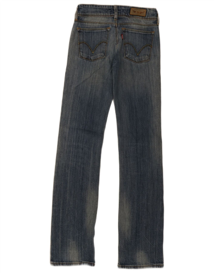 Женские прямые джинсы Levi's 570 W26 L33 синие, хлопок