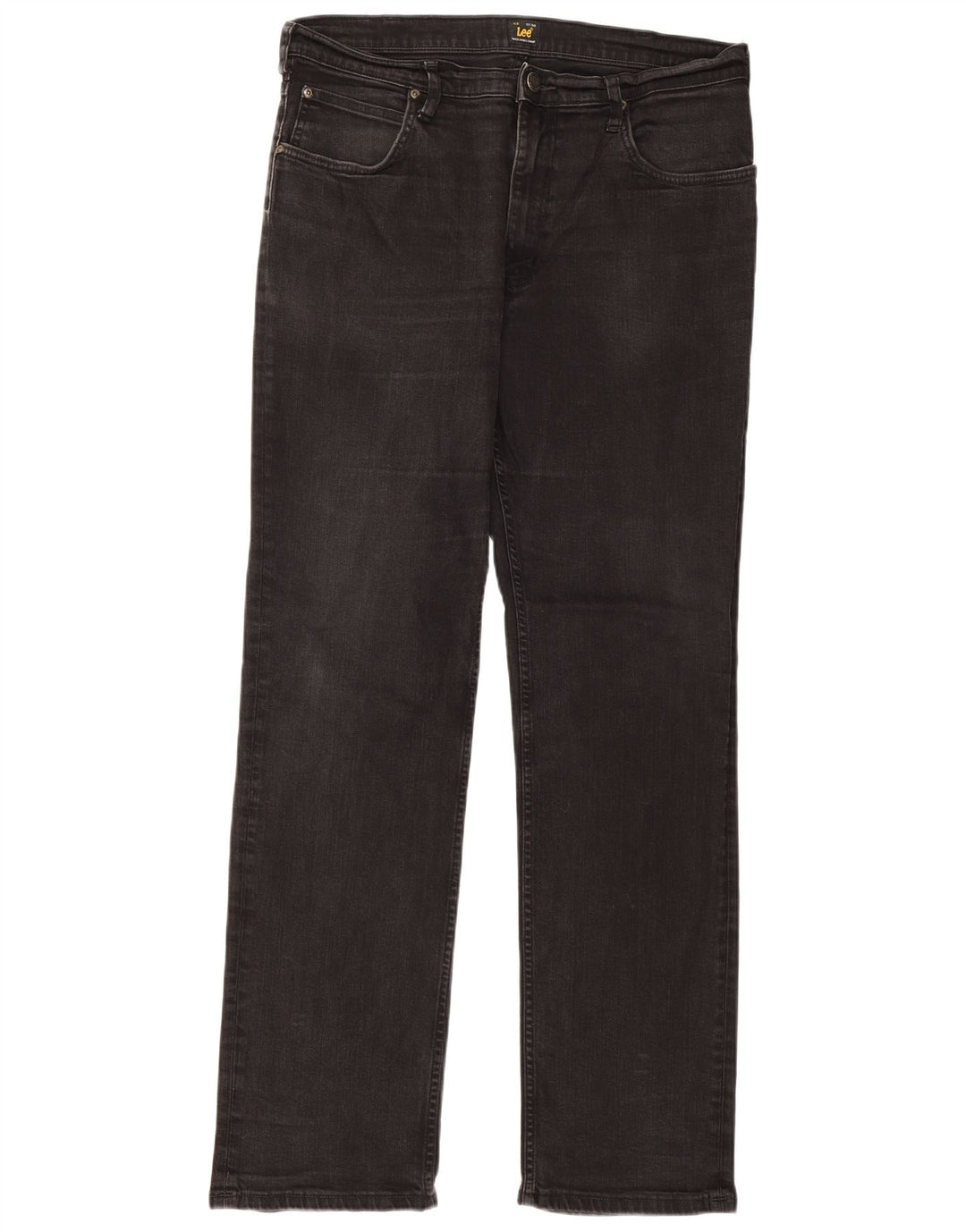 Женские прямые джинсы Lee Brooklyn W36 L34, черный хлопок