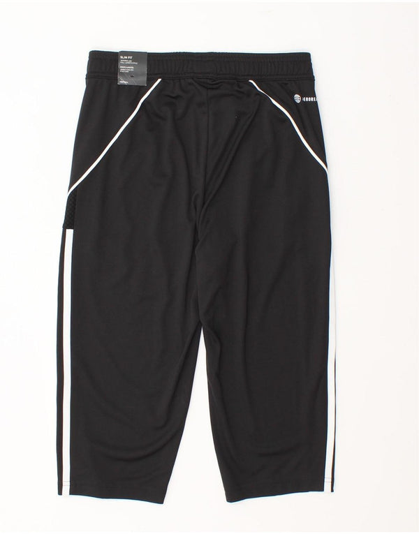 Adidas Womens Aeroready Bermuda Sport Shorts UK 6 XS  Black Polyester