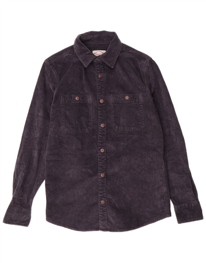 Мужская вельветовая рубашка FAT FACE XS, темно-синяя, хлопок