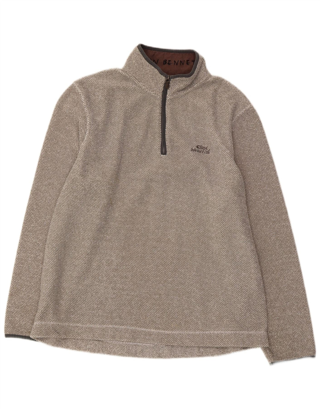 Мужской флисовый джемпер WEIRD FISH с воротником на молнии XL, серый полиэстер