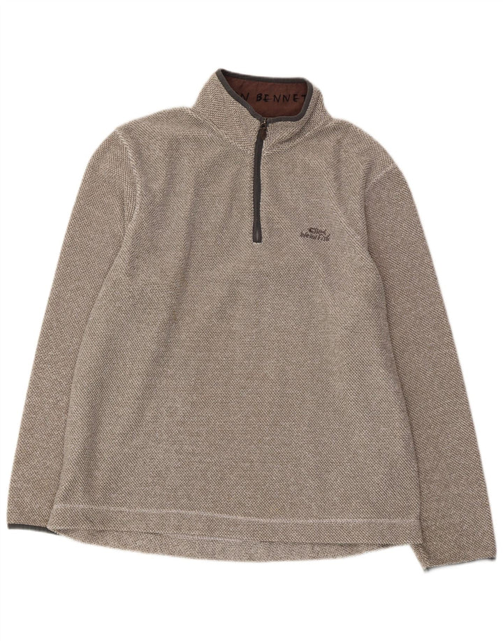 Мужской флисовый джемпер WEIRD FISH с воротником на молнии XL, серый полиэстер