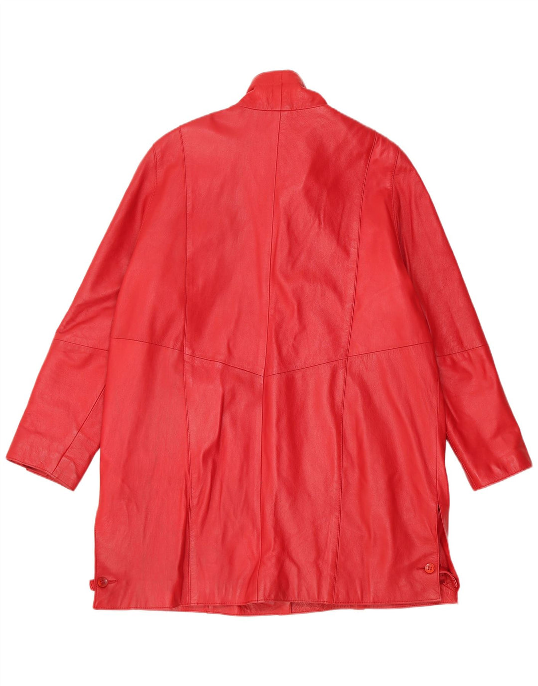 Женское кожаное пальто D'Enver UK 18 XL Красное кожаное