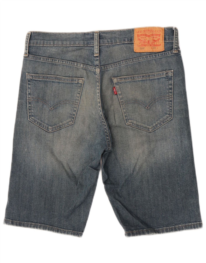 Мужские джинсовые шорты Levi's 508 W30, средний синий хлопок