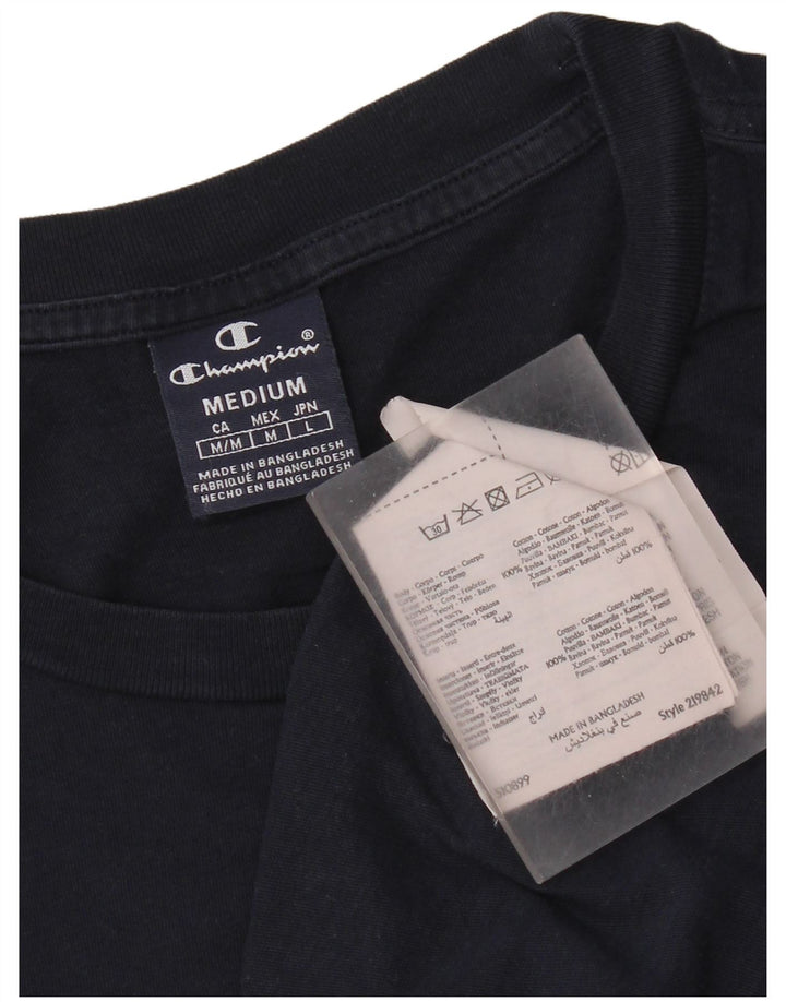 Мужской жилет Champion среднего размера, темно-синий, хлопок