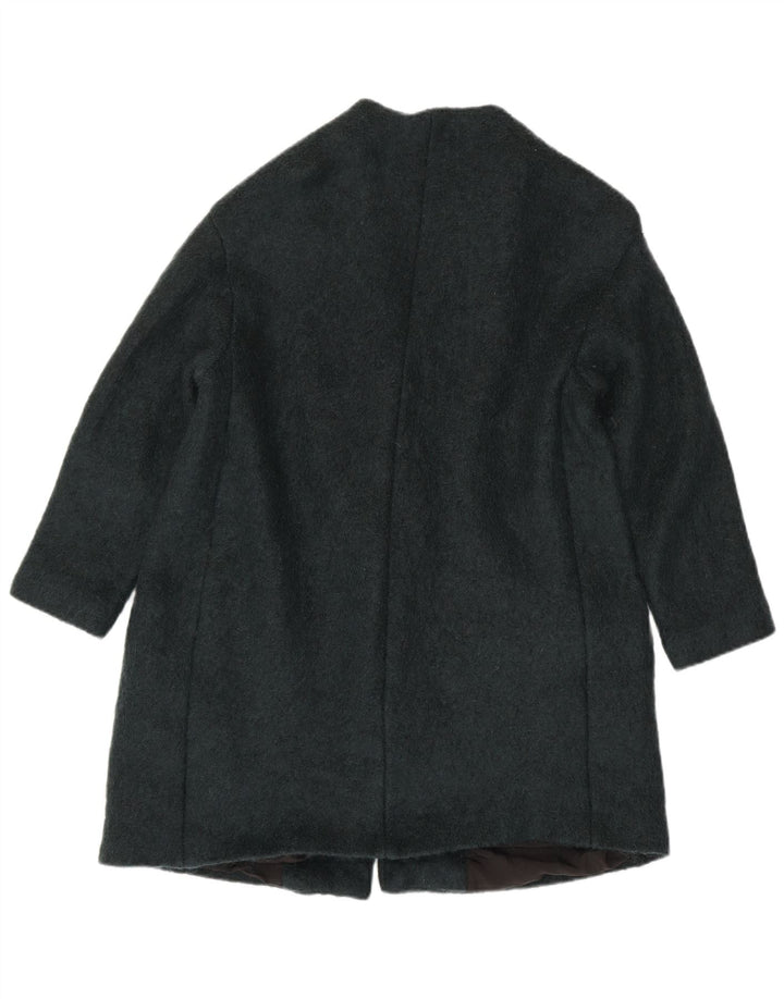 Женское двубортное пальто Zara UK 16, большое зеленое