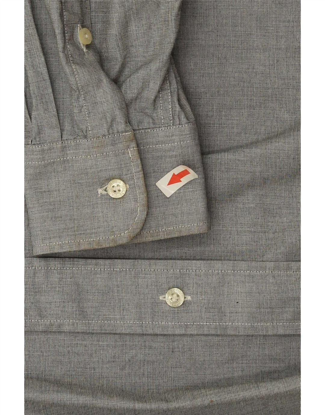 Мужская рубашка Lacoste, размер 45 XL, серая, хлопок