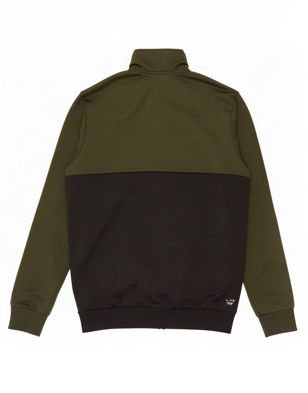 Спортивный костюм Adidas Climalite для мальчиков, верхняя куртка 13–14 лет, зеленая с цветными блоками